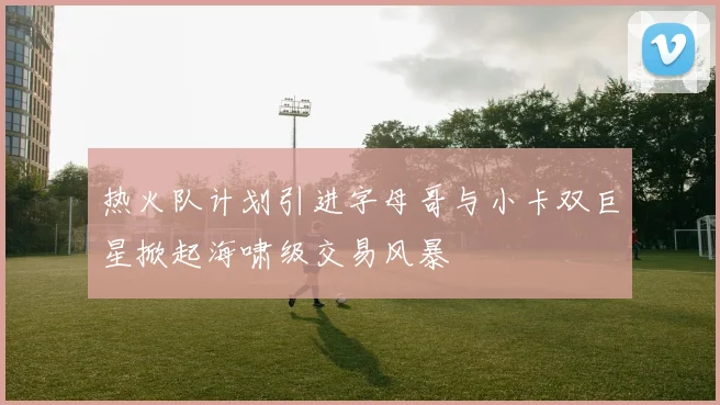 热火队计划引进字母哥与小卡双巨星掀起海啸级交易风暴